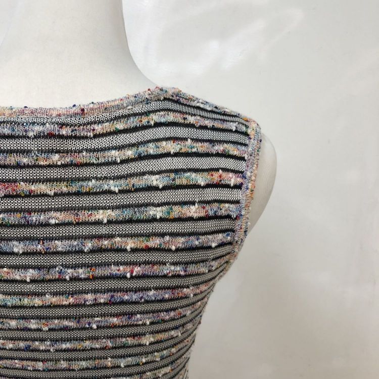 Chanel Chanel Multicolor Striped Midi Dress Size 36 Size XS / US 0-2 / IT 36-38 - 8 Thumbnail
