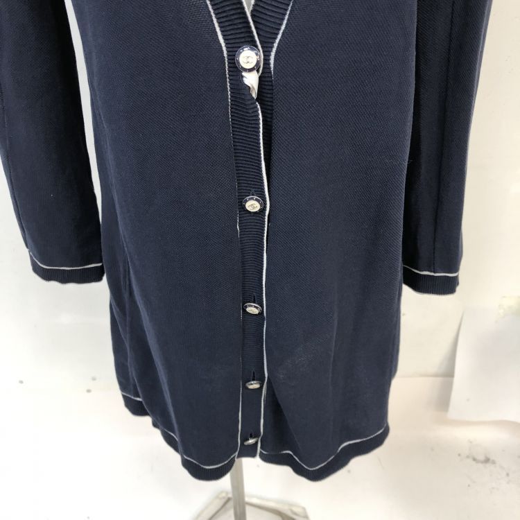 Chanel Chanel Navy Cotton Sweater Size 40 Size M / US 6-8 / IT 42-44 - 5 Thumbnail