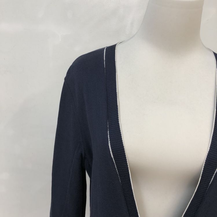 Chanel Chanel Navy Cotton Sweater Size 40 Size M / US 6-8 / IT 42-44 - 6 Thumbnail