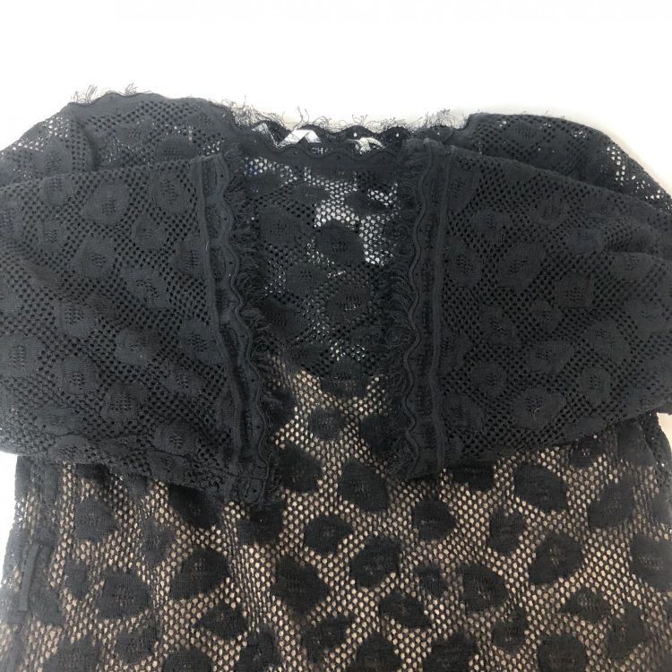 Chanel Chanel Black Patterned Mesh Dress Size 40 Size M / US 6-8 / IT 42-44 - 8 Thumbnail