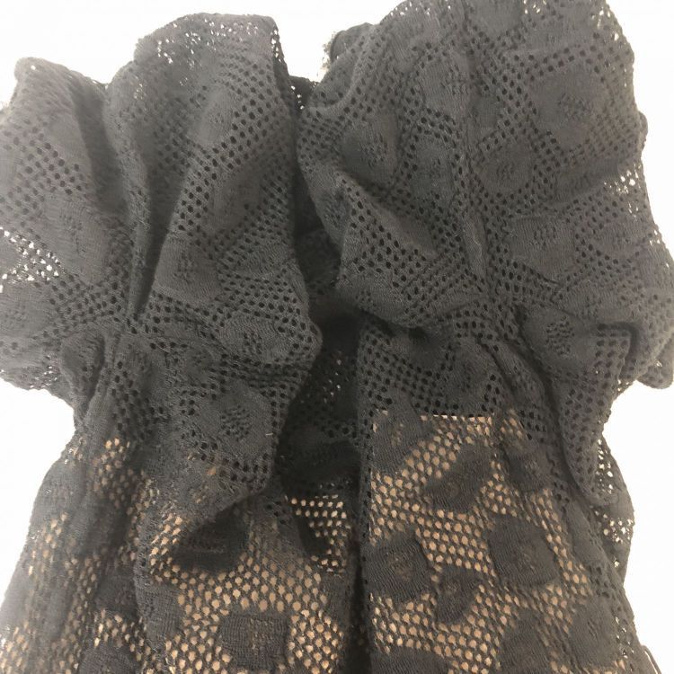 Chanel Chanel Black Patterned Mesh Dress Size 40 Size M / US 6-8 / IT 42-44 - 9 Thumbnail