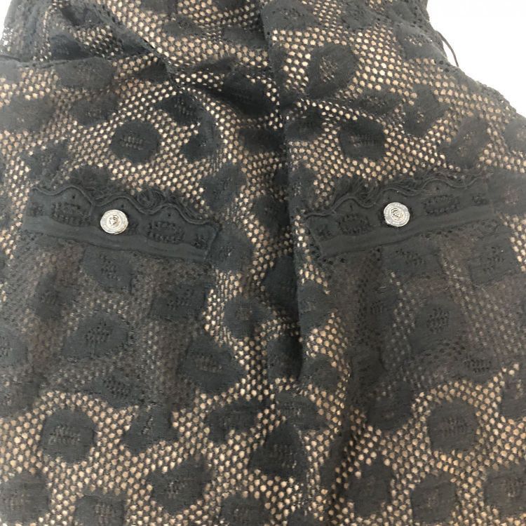 Chanel Chanel Black Patterned Mesh Dress Size 40 Size M / US 6-8 / IT 42-44 - 10 Thumbnail