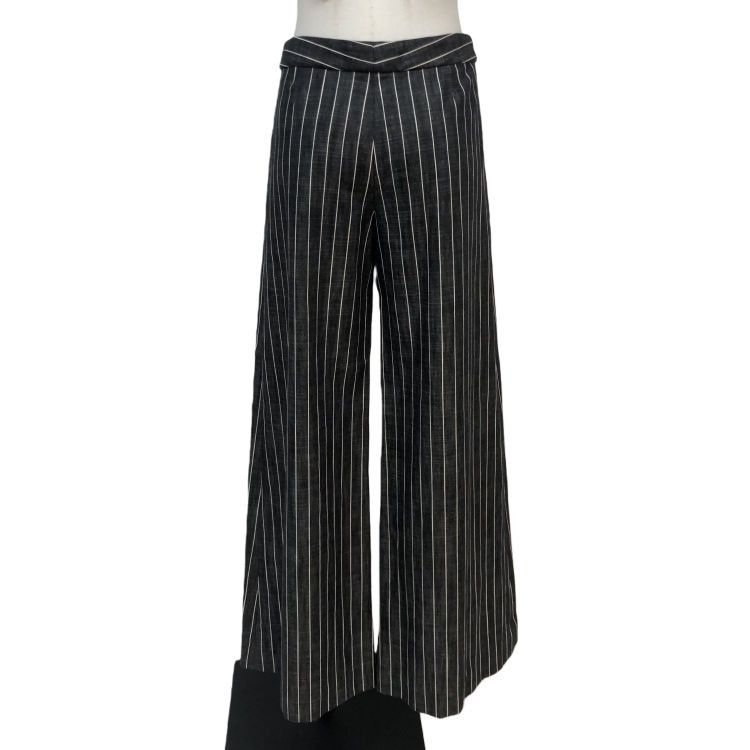 Chanel Chanel Striped Cotton Pants Size 40 Size 28" / US 6 / IT 42 - 2 Thumbnail