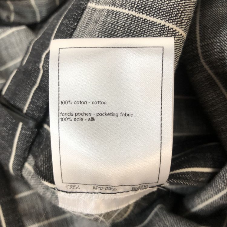 Chanel Chanel Striped Cotton Pants Size 40 Size 28" / US 6 / IT 42 - 5 Thumbnail