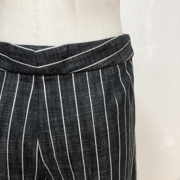 Chanel Chanel Striped Cotton Pants Size 40 Size 28" / US 6 / IT 42 - 9 Thumbnail