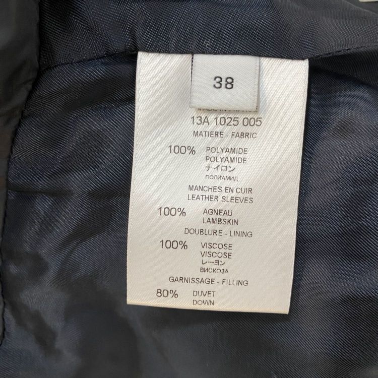 Givenchy Givenchy Leather Sleeve Down Jacket Size 38 Size S / US 4 / IT 40 - 4 Thumbnail