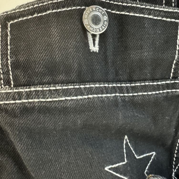 Givenchy Givenchy Star Embroidery Denim Jacket Size XS Size US XS / EU 42 / 0 - 7 Thumbnail