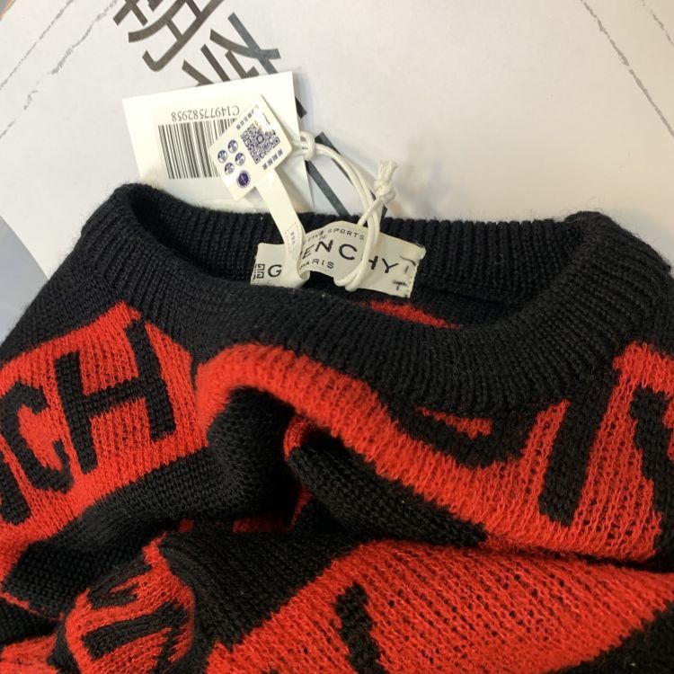 Givenchy Givenchy Logo Striped Sweater Size M Size US XXS / EU 40 - 11 Thumbnail