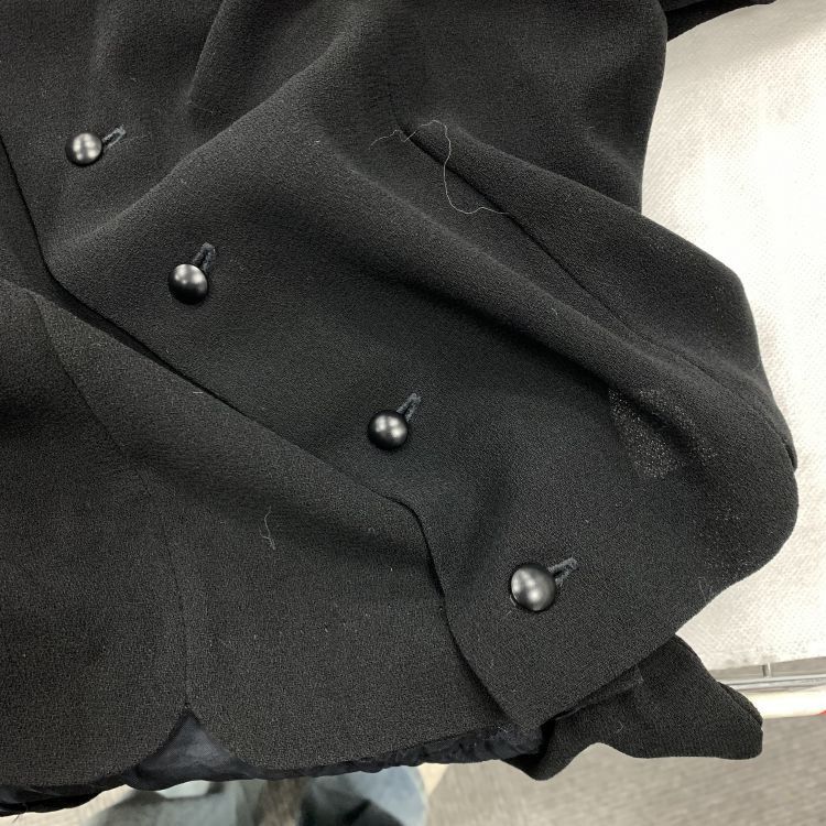 Givenchy Givenchy Boutique Black Button Midi Dress Size M Size M / US 6-8 / IT 42-44 - 7 Thumbnail