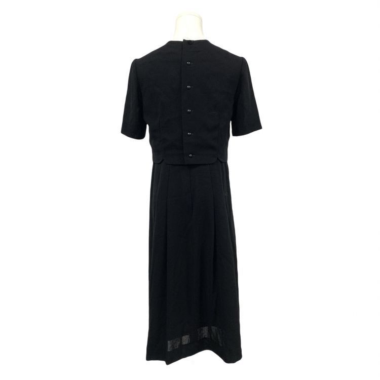 Givenchy Givenchy Boutique Black Button Midi Dress Size M Size M / US 6-8 / IT 42-44 - 2 Thumbnail