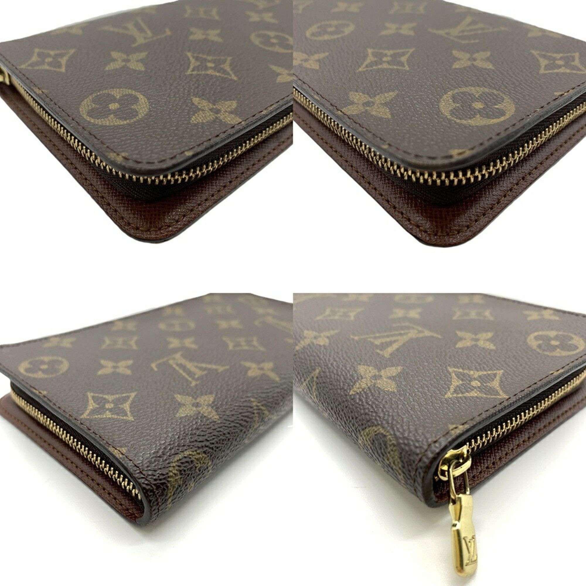 Louis Vuitton Louis Vuitton Monogram Portemonnaie Zip-Around Long Wallet M61727 LOUIS VUITTON Size ONE SIZE - 3 Thumbnail