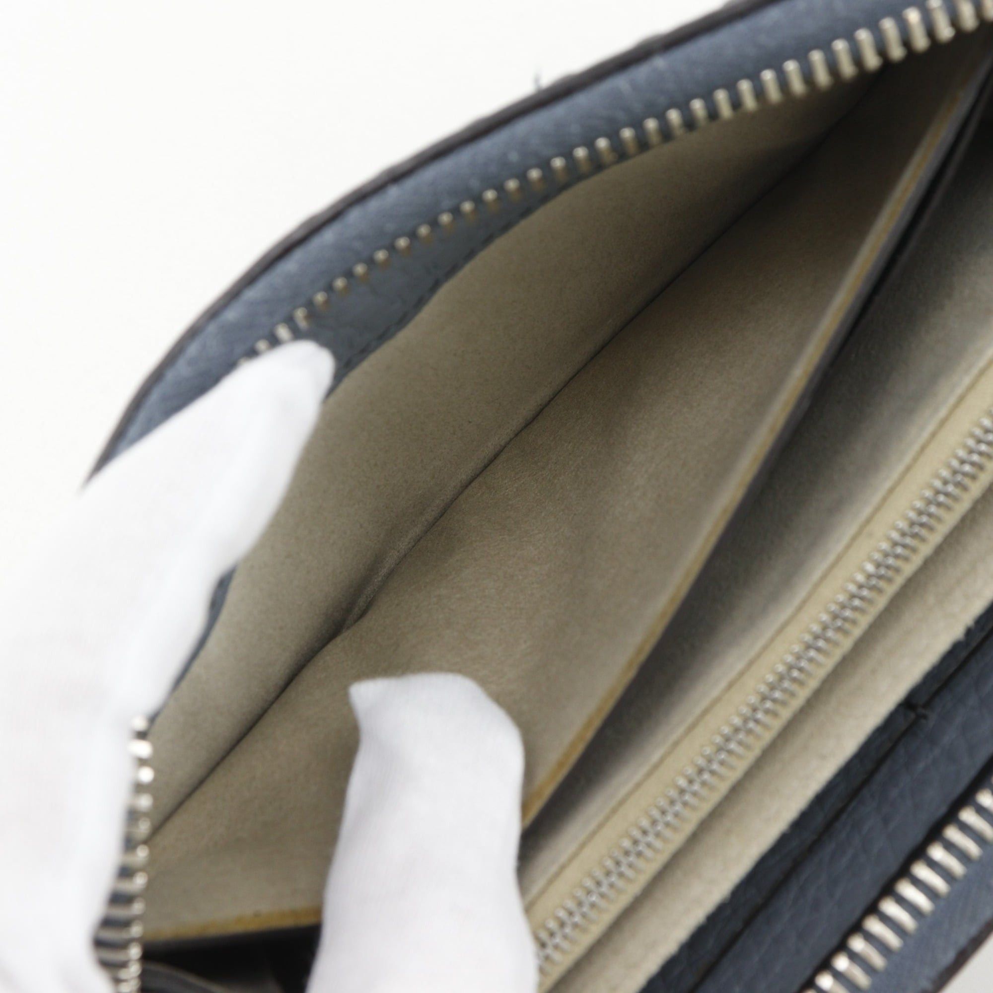 Fendi Fendi Round Zip Long Wallet Selleria 8M0374 Leather Light Blue Around Women's Size ONE SIZE - 6 Thumbnail