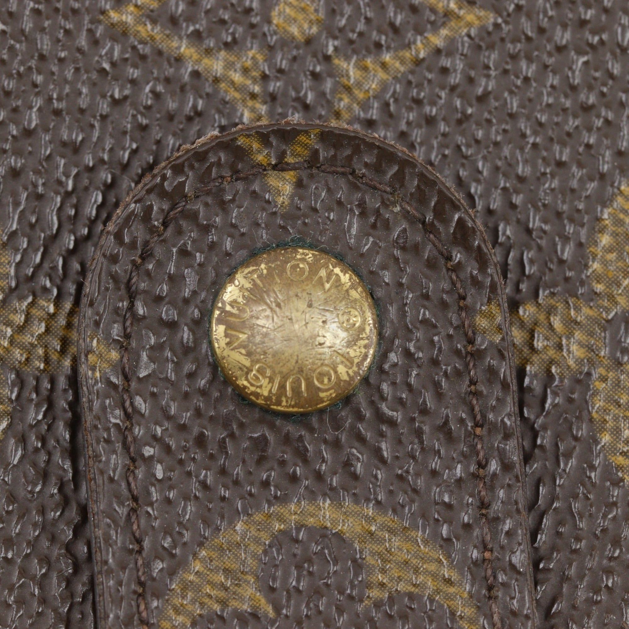 Louis Vuitton Louis Vuitton Porte Papier Zip Bi-fold Wallet M61207 Monogram Canvas 2002 Brown SP0012 Snap Button Women's Size ONE SIZE - 15 Thumbnail