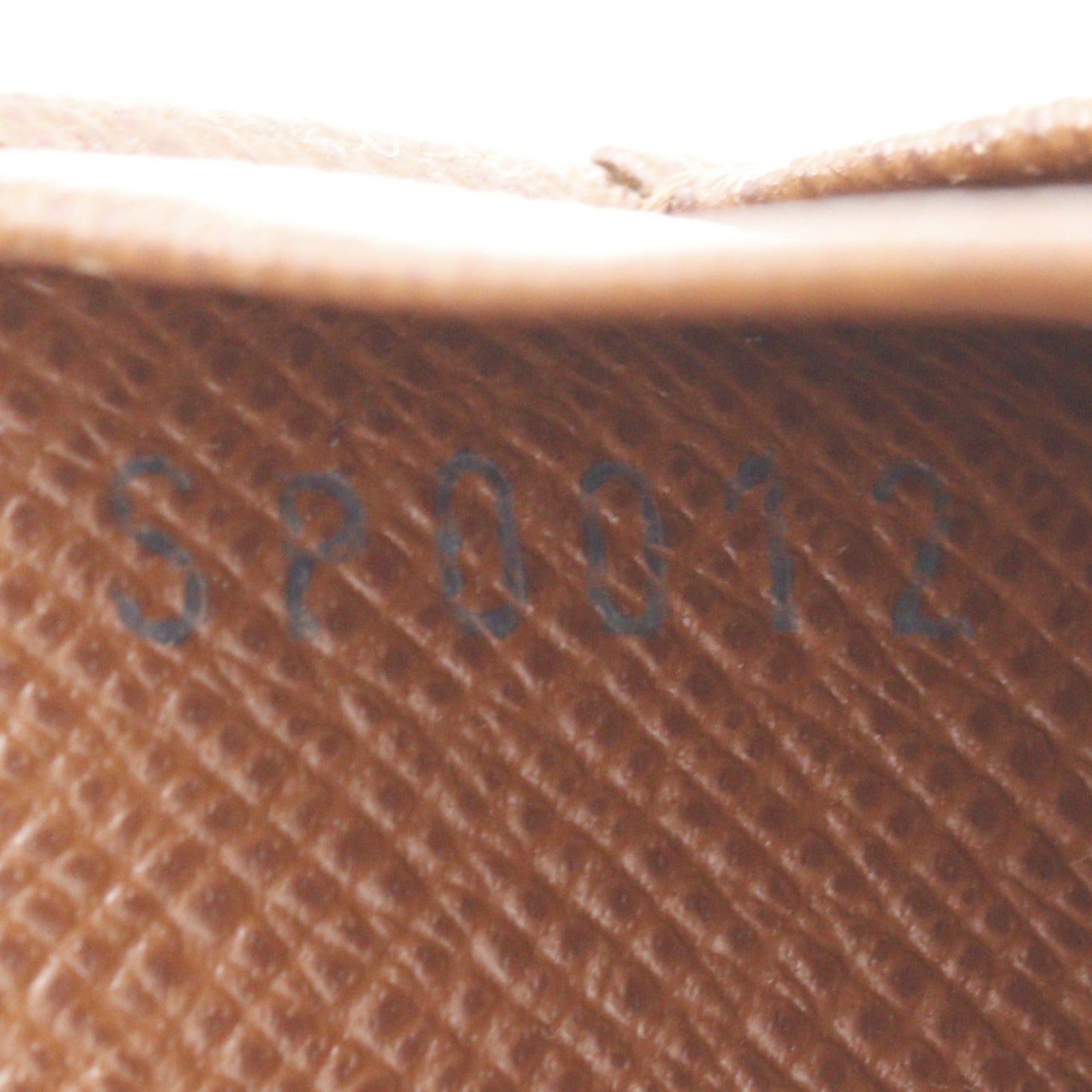 Louis Vuitton Louis Vuitton Porte Papier Zip Bi-fold Wallet M61207 Monogram Canvas 2002 Brown SP0012 Snap Button Women's Size ONE SIZE - 18 Thumbnail