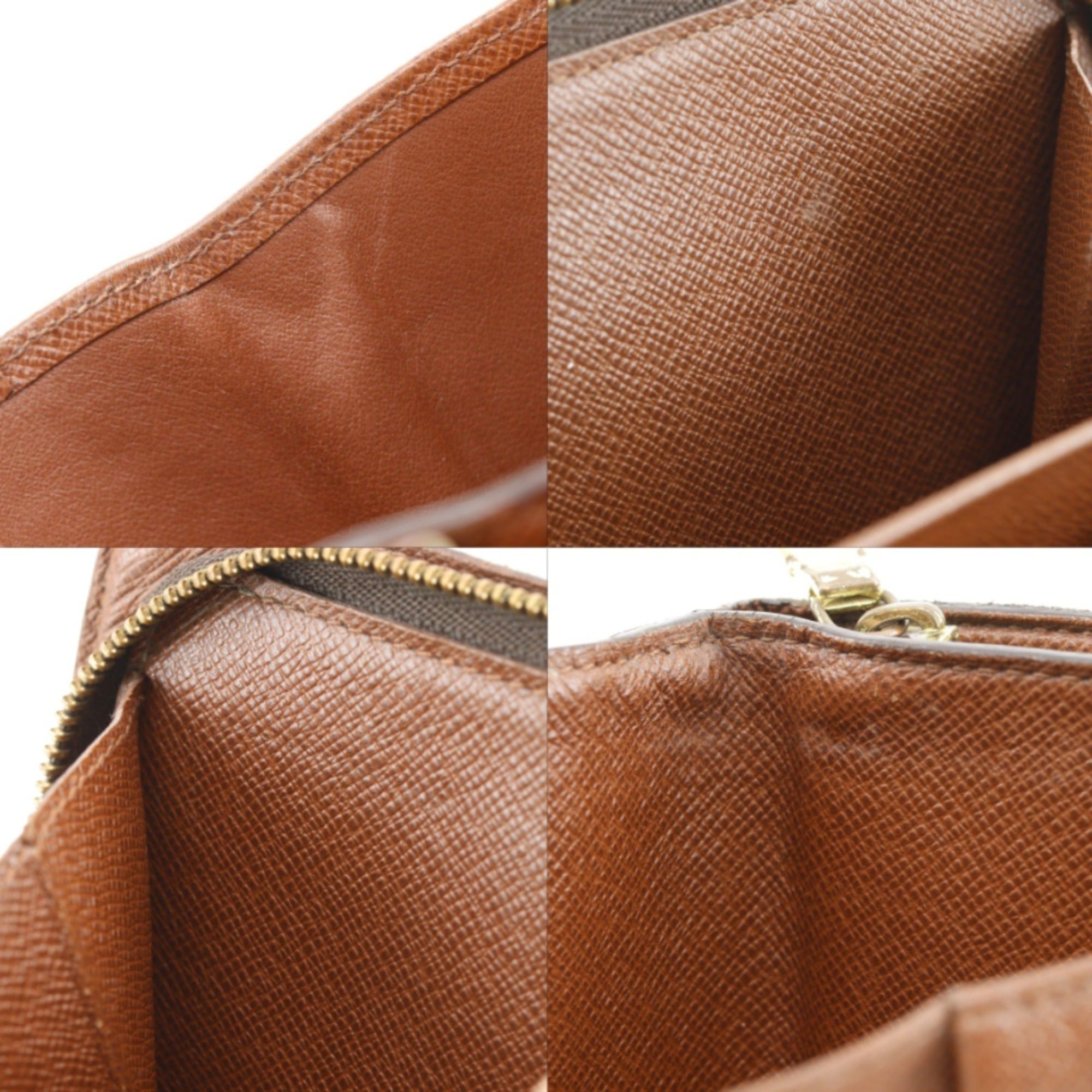 Louis Vuitton Louis Vuitton Porte Papier Zip Bi-fold Wallet M61207 Monogram Canvas 2002 Brown SP0012 Snap Button Women's Size ONE SIZE - 11 Thumbnail
