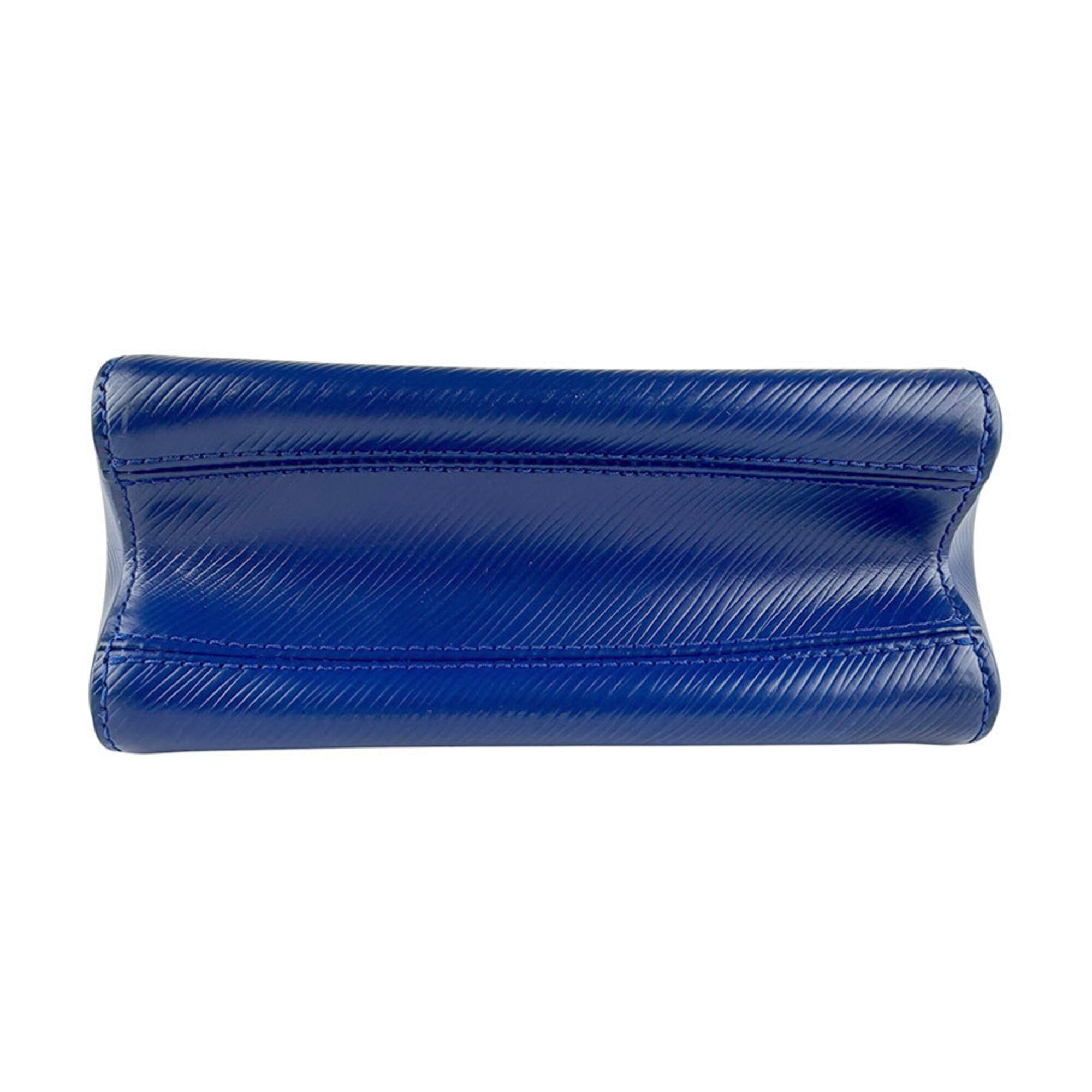 Louis Vuitton Louis Vuitton Shoulder Bag Epi Twist PM Leather Metal Blue Silver Women's M41872 z9645 Size ONE SIZE - 4 Thumbnail
