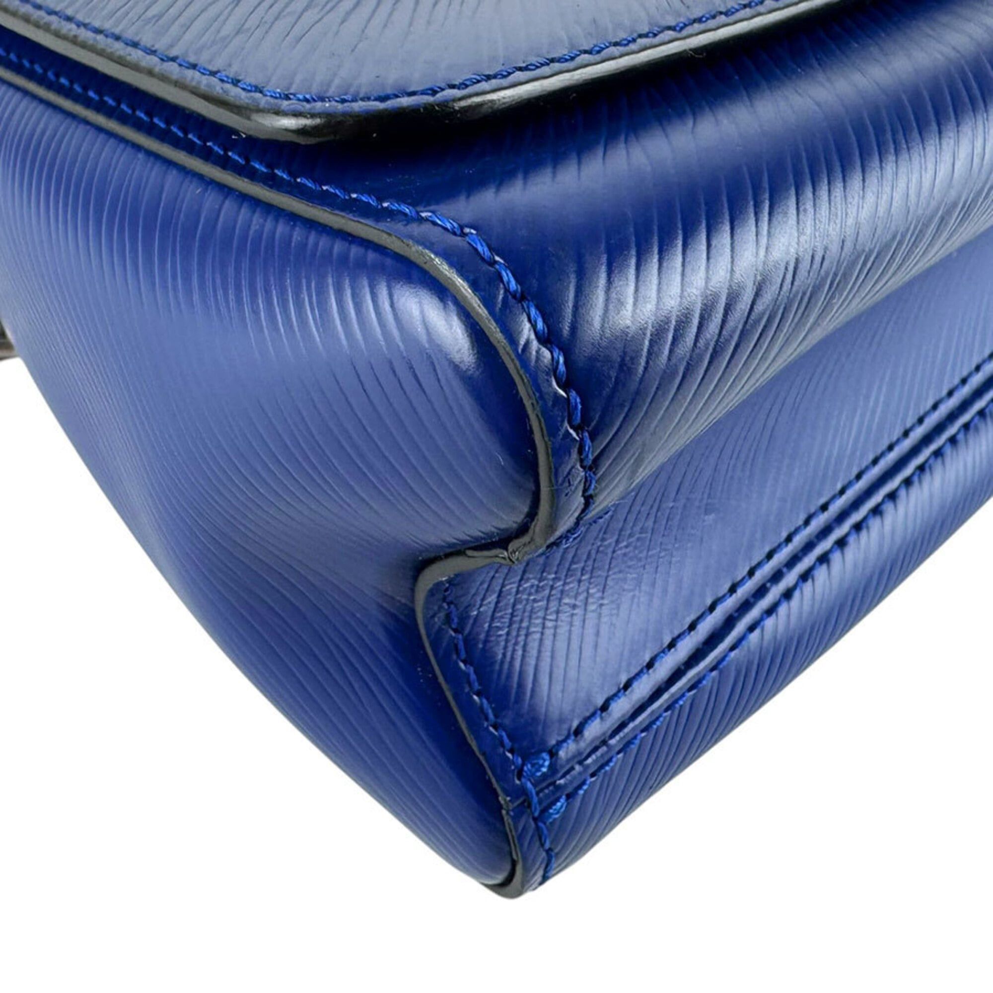 Louis Vuitton Louis Vuitton Shoulder Bag Epi Twist PM Leather Metal Blue Silver Women's M41872 z9645 Size ONE SIZE - 8 Thumbnail