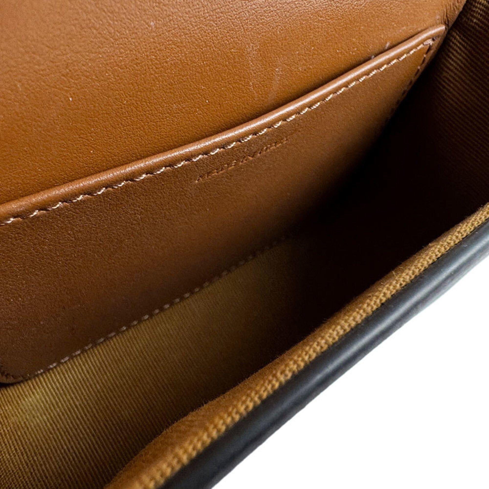 Celine Celine Triomphe Mini Claude Shoulder Bag, Coated Canvas, Brown, Women's, z9713 Size ONE SIZE - 5 Thumbnail