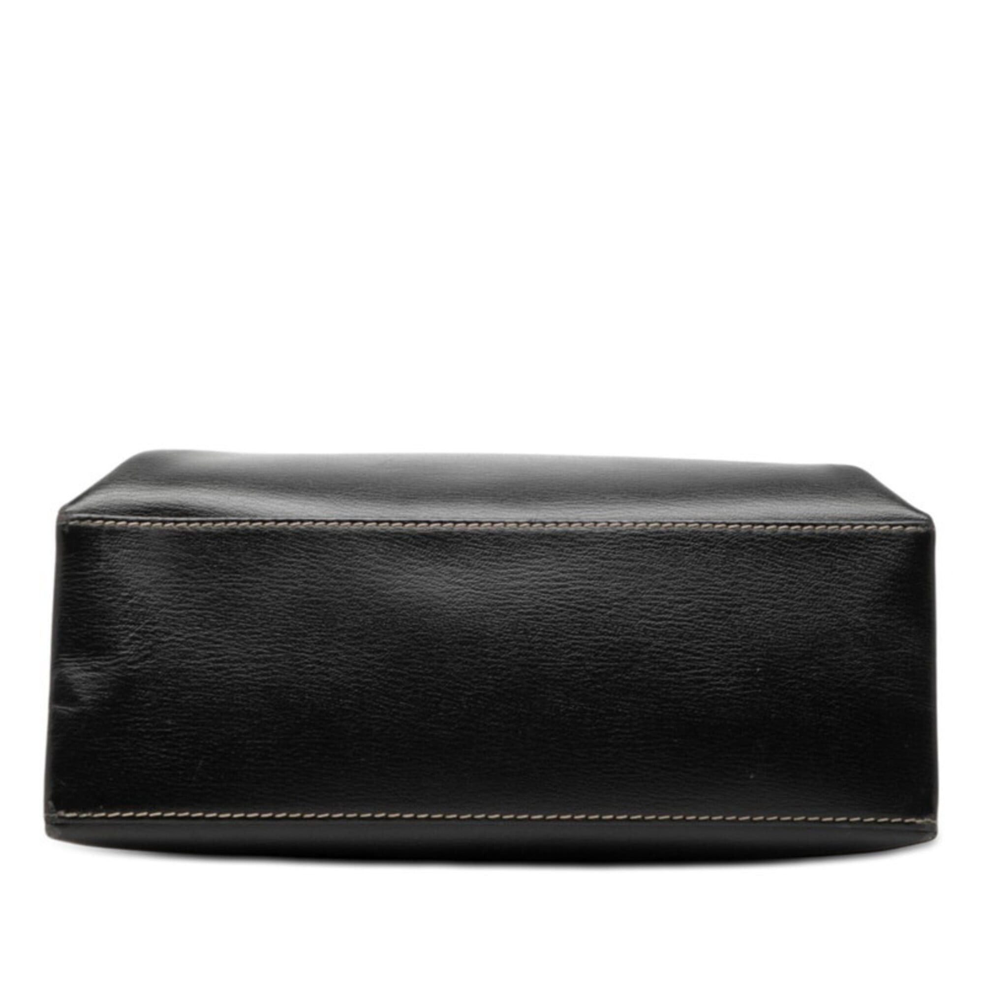 Loewe Loewe Velázquez Handbag Shoulder Bag 2-Way Black Brown Leather Women's LOEWE Size ONE SIZE - 3 Thumbnail