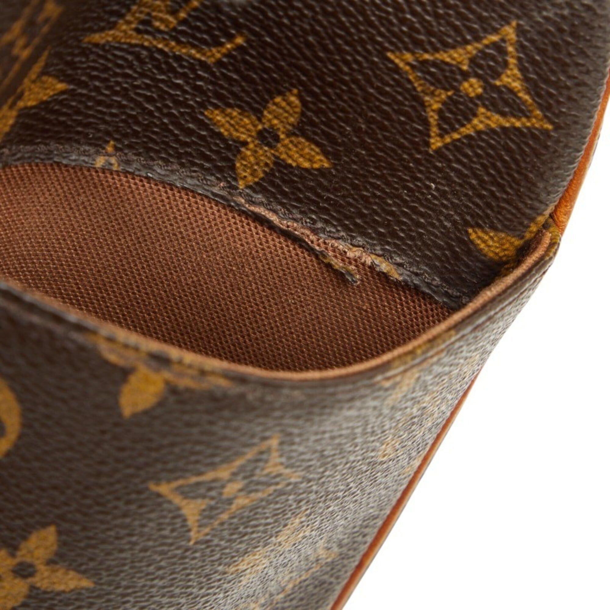 Louis Vuitton Louis Vuitton Monogram Pochette Gange Body Bag Waist M51870 Brown Leather Women's LOUIS VUITTON Size ONE SIZE - 9 Thumbnail