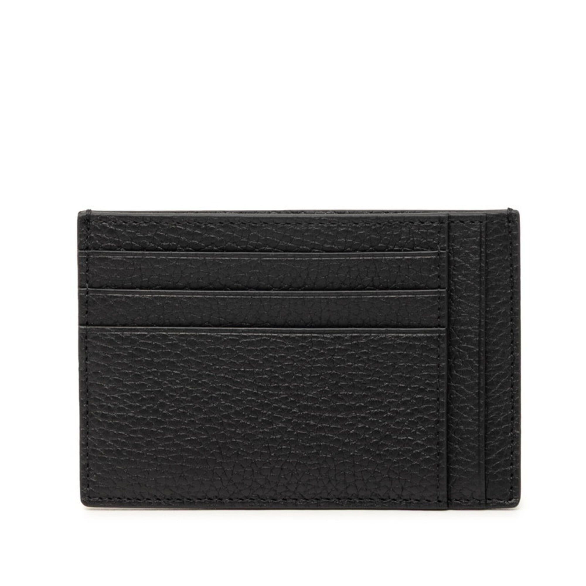 Gucci Gucci Maxi GG Jumbo Business Card Holder/Card Case 812681 Black Leather Women's GUCCI Size ONE SIZE - 2 Thumbnail