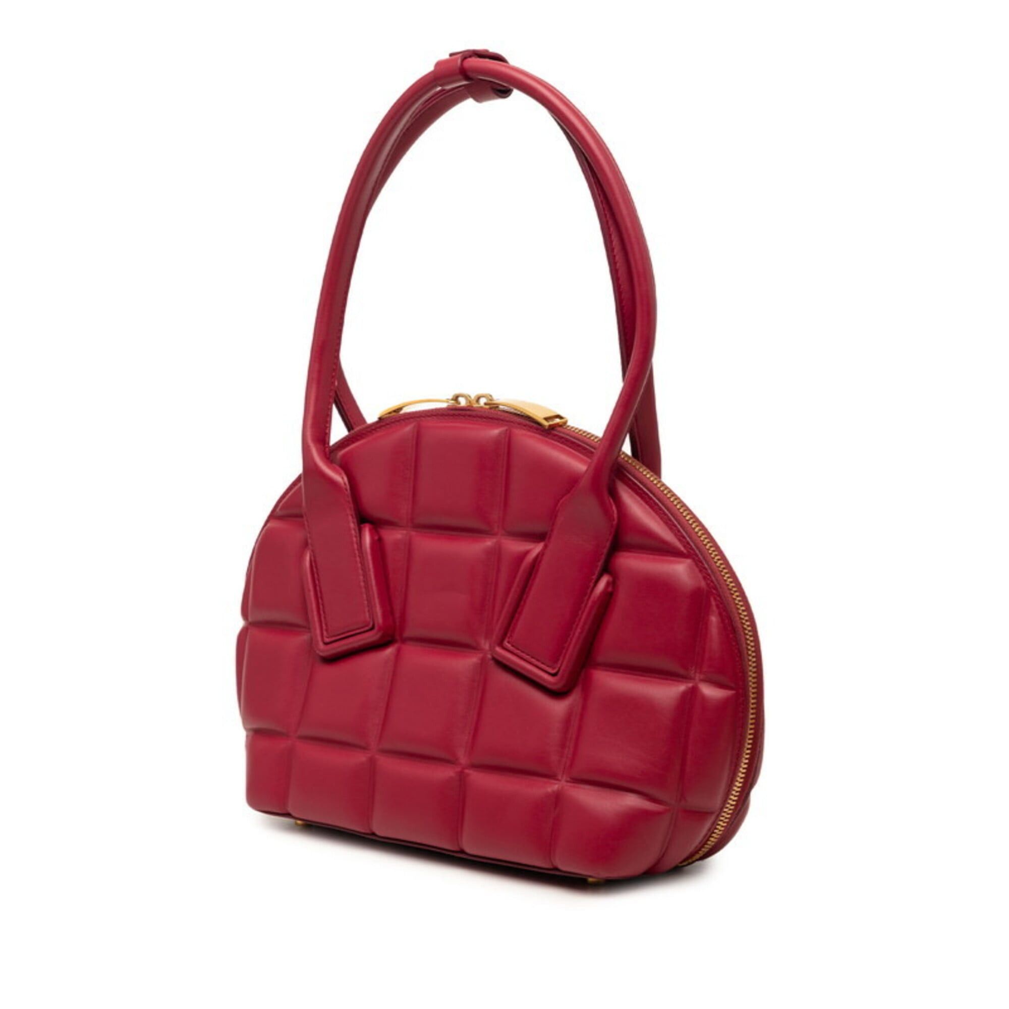 Bottega Veneta Bottega Veneta The Swoop Handbag Shoulder Bag 2-Way Red Leather Women's BOTTEGAVENETA Size ONE SIZE - 2 Thumbnail