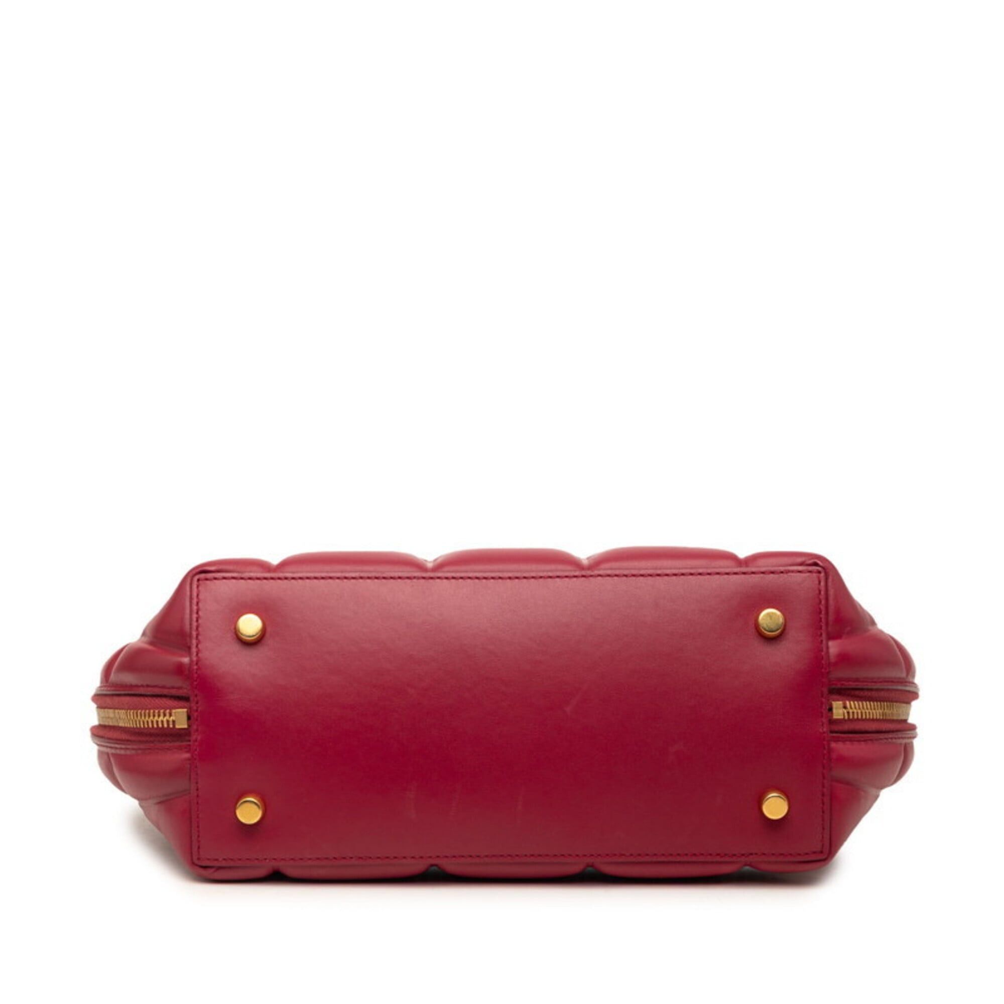 Bottega Veneta Bottega Veneta The Swoop Handbag Shoulder Bag 2-Way Red Leather Women's BOTTEGAVENETA Size ONE SIZE - 3 Thumbnail