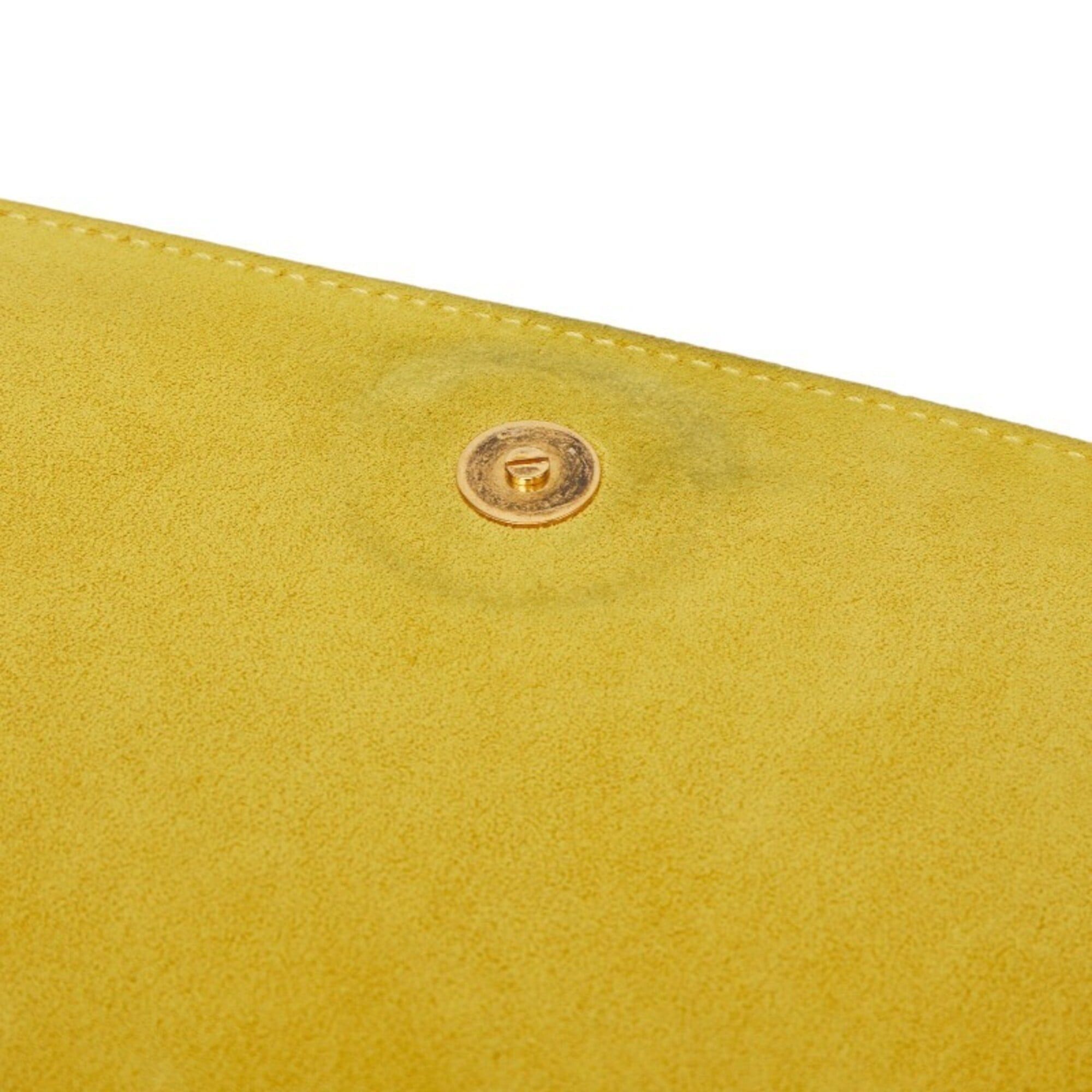 Saint Laurent Paris Saint Laurent Y-line Crossbody Shoulder Bag, Yellow Leather, Women's SAINT LAURENT Size ONE SIZE - 10 Thumbnail