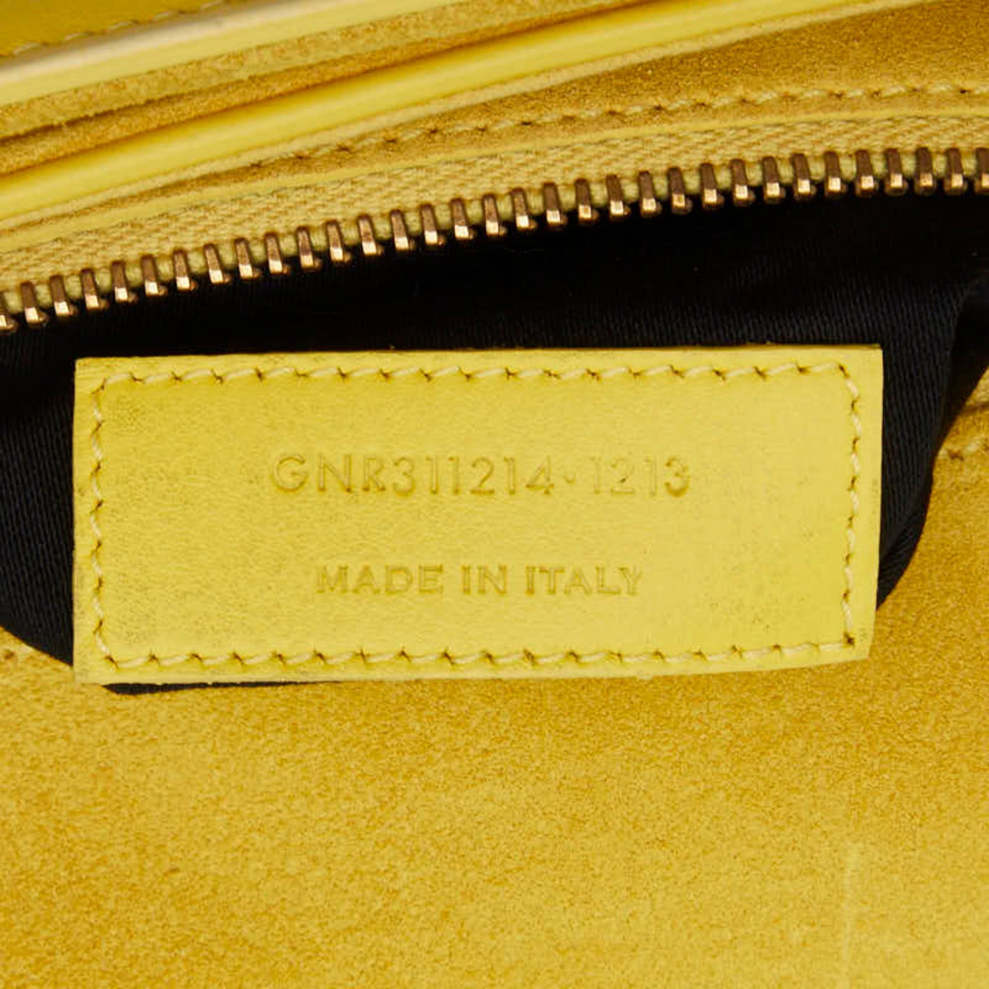 Saint Laurent Paris Saint Laurent Y-line Crossbody Shoulder Bag, Yellow Leather, Women's SAINT LAURENT Size ONE SIZE - 13 Thumbnail