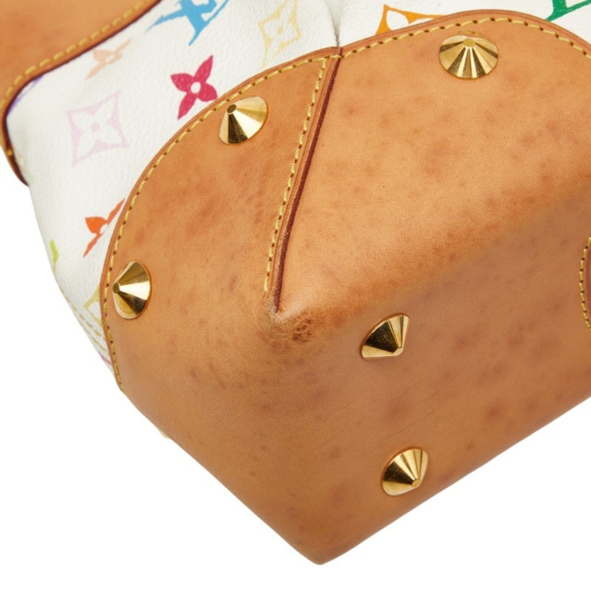 Louis Vuitton Louis Vuitton Monogram Multicolor Judy MM Handbag Chain Shoulder Bag 2WAY M40255 Blanc White Leather Women's LOUIS VUITTON Size ONE SIZE - 7 Thumbnail
