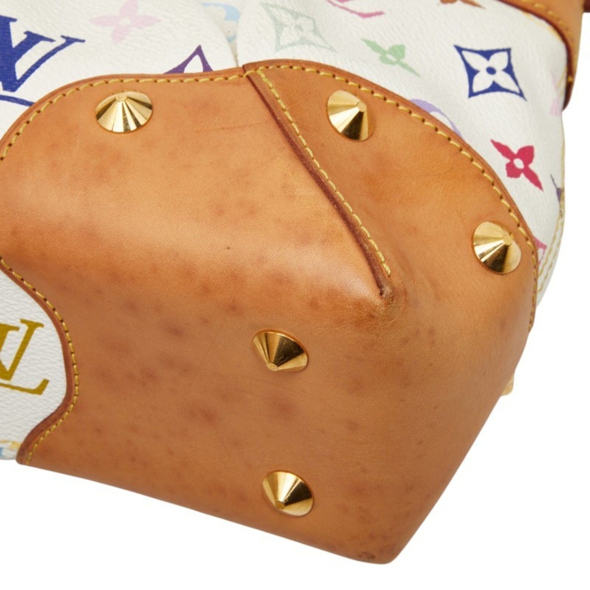 Louis Vuitton Louis Vuitton Monogram Multicolor Judy MM Handbag Chain Shoulder Bag 2WAY M40255 Blanc White Leather Women's LOUIS VUITTON Size ONE SIZE - 4 Thumbnail