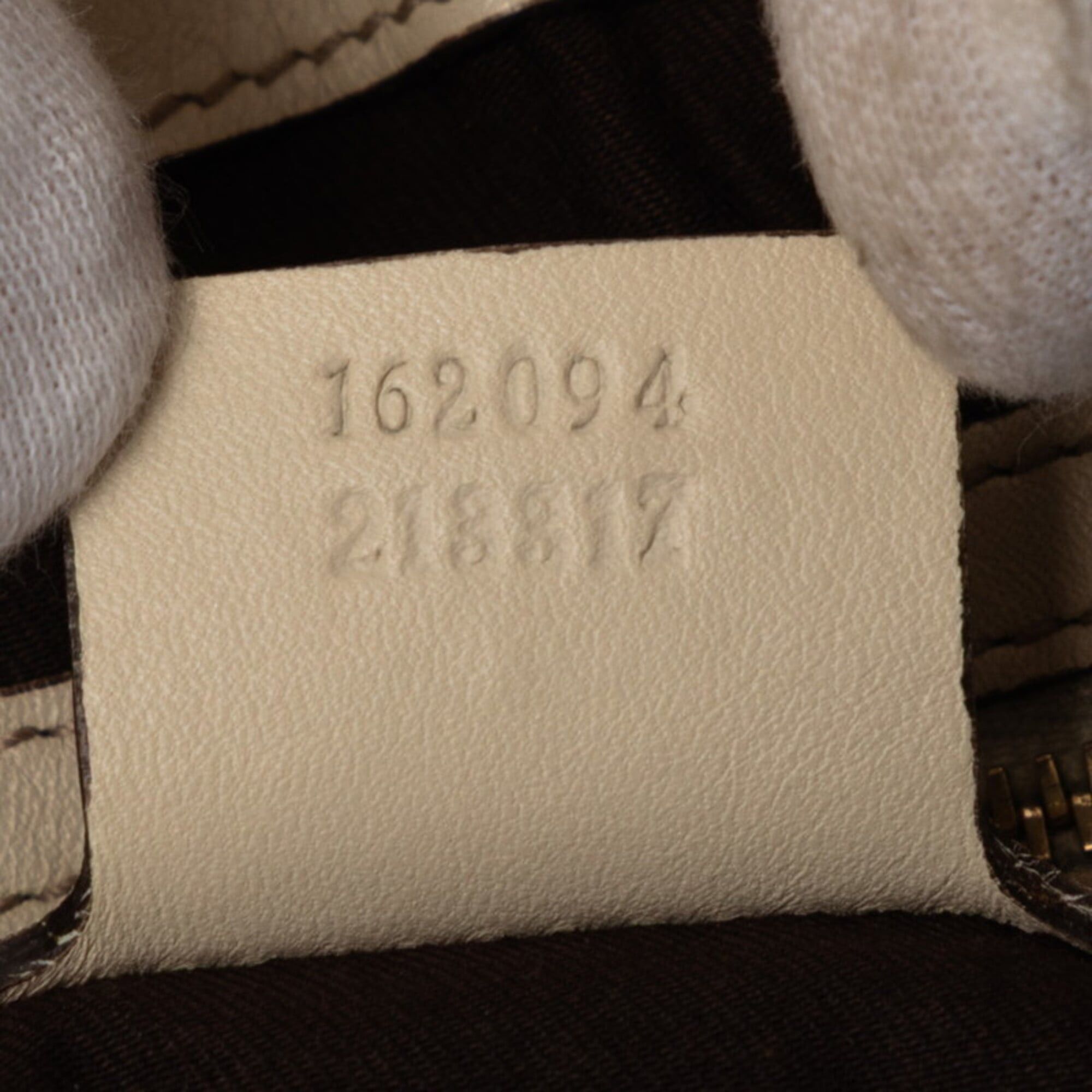 Gucci Gucci Interlocking G Newbrid Tote Bag Shoulder 162094 Ivory Beige Leather Women's GUCCI Size ONE SIZE - 6 Thumbnail