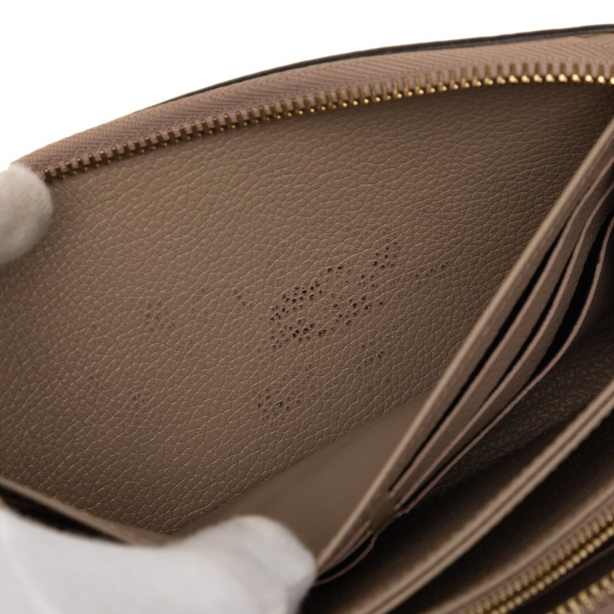 Louis Vuitton Louis Vuitton Monogram Empreinte Bicolor Zippy Wallet Round Zipper Long M69794 Tourterelle Crème Beige Leather Women's LOUIS VUITTON Size ONE SIZE - 5 Thumbnail
