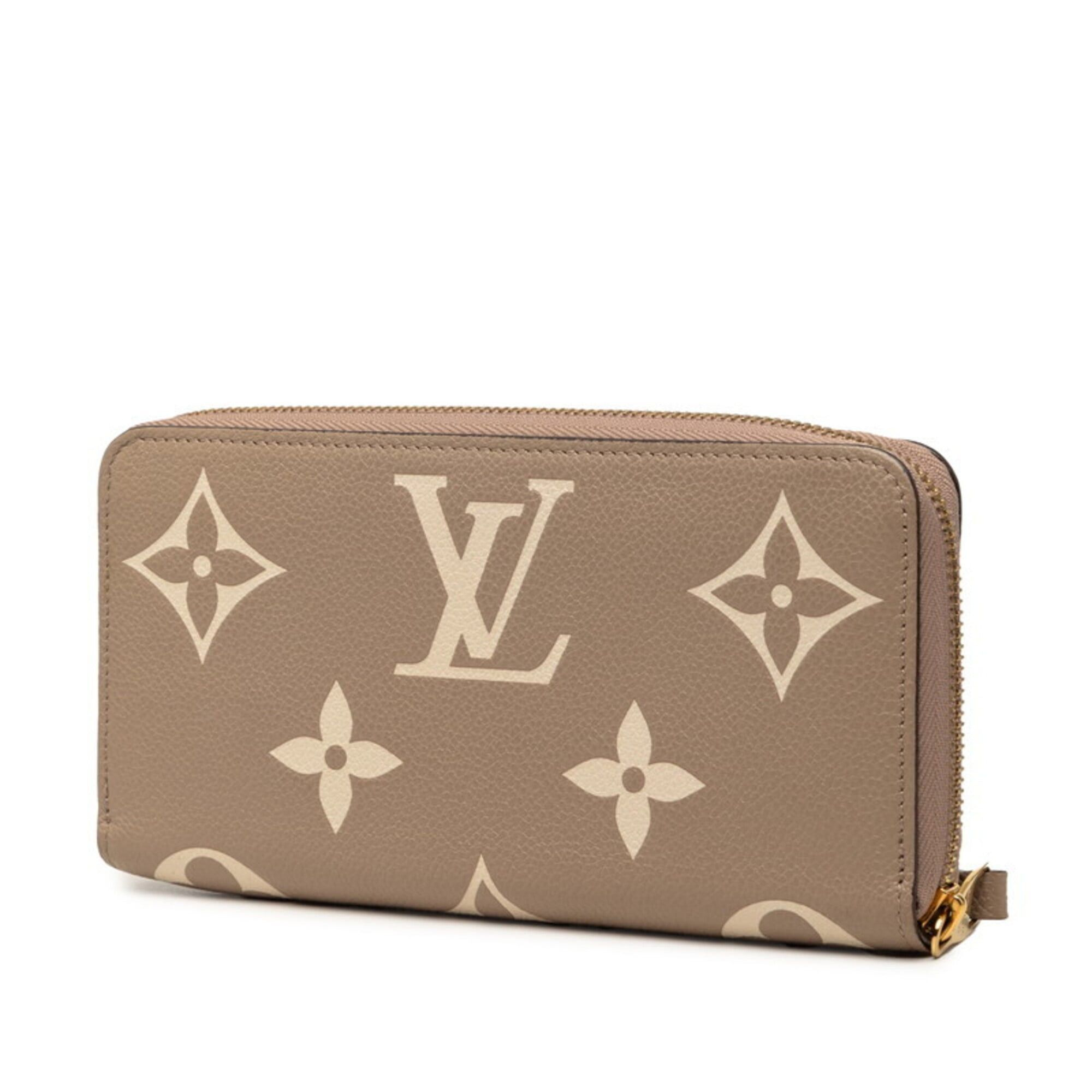 Louis Vuitton Louis Vuitton Monogram Empreinte Bicolor Zippy Wallet Round Zipper Long M69794 Tourterelle Crème Beige Leather Women's LOUIS VUITTON Size ONE SIZE - 2 Thumbnail