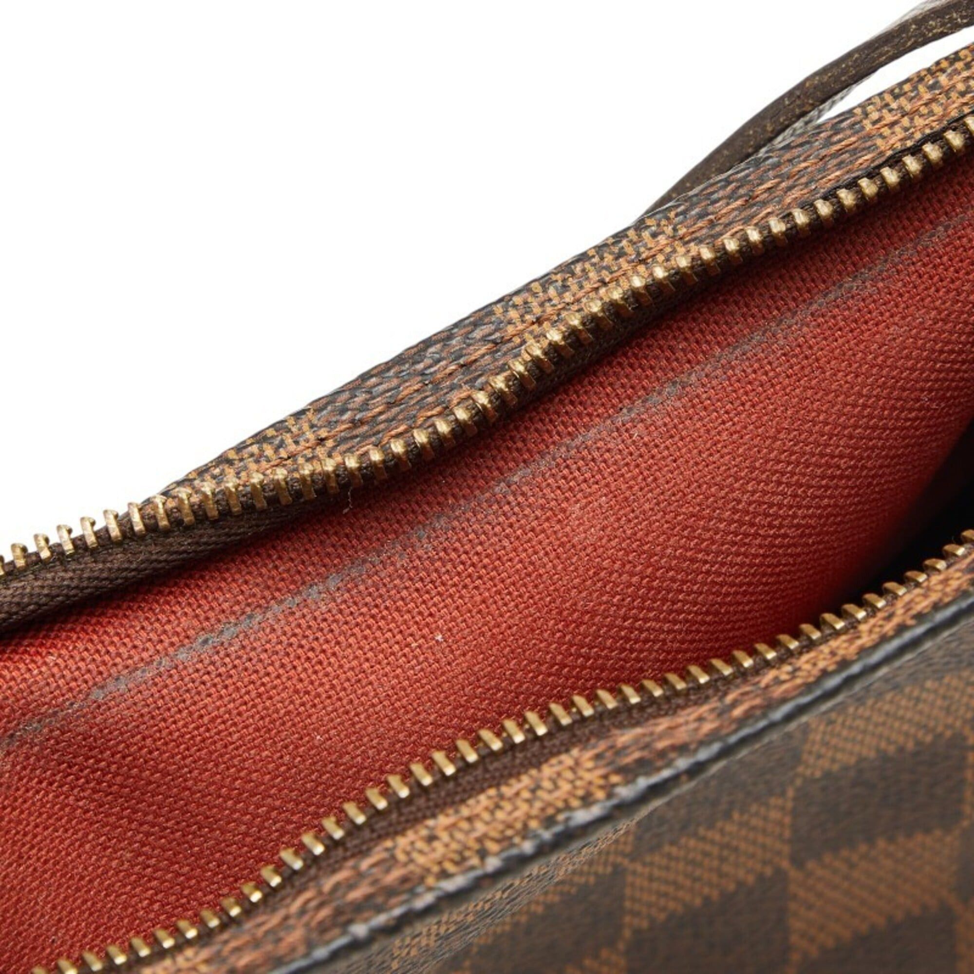 Louis Vuitton Louis Vuitton Damier Trouse Makeup Accessory Pouch Handbag N51982 Brown Leather Women's LOUIS VUITTON Size ONE SIZE - 9 Thumbnail