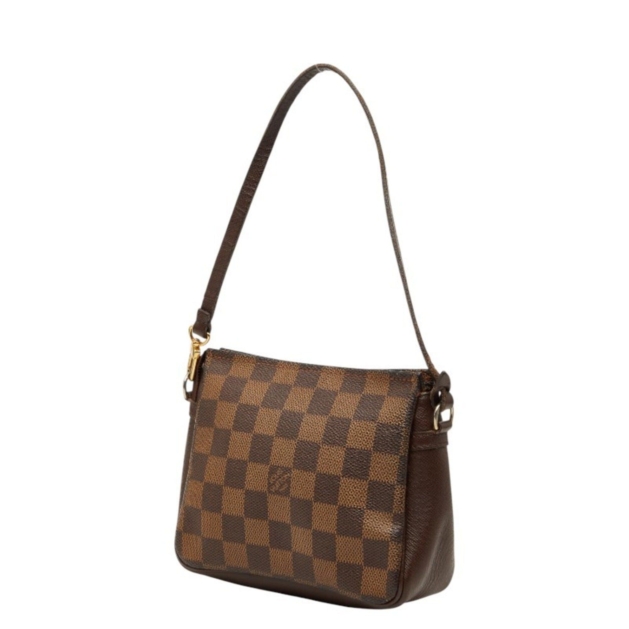 Louis Vuitton Louis Vuitton Damier Trouse Makeup Accessory Pouch Handbag N51982 Brown Leather Women's LOUIS VUITTON Size ONE SIZE - 2 Thumbnail