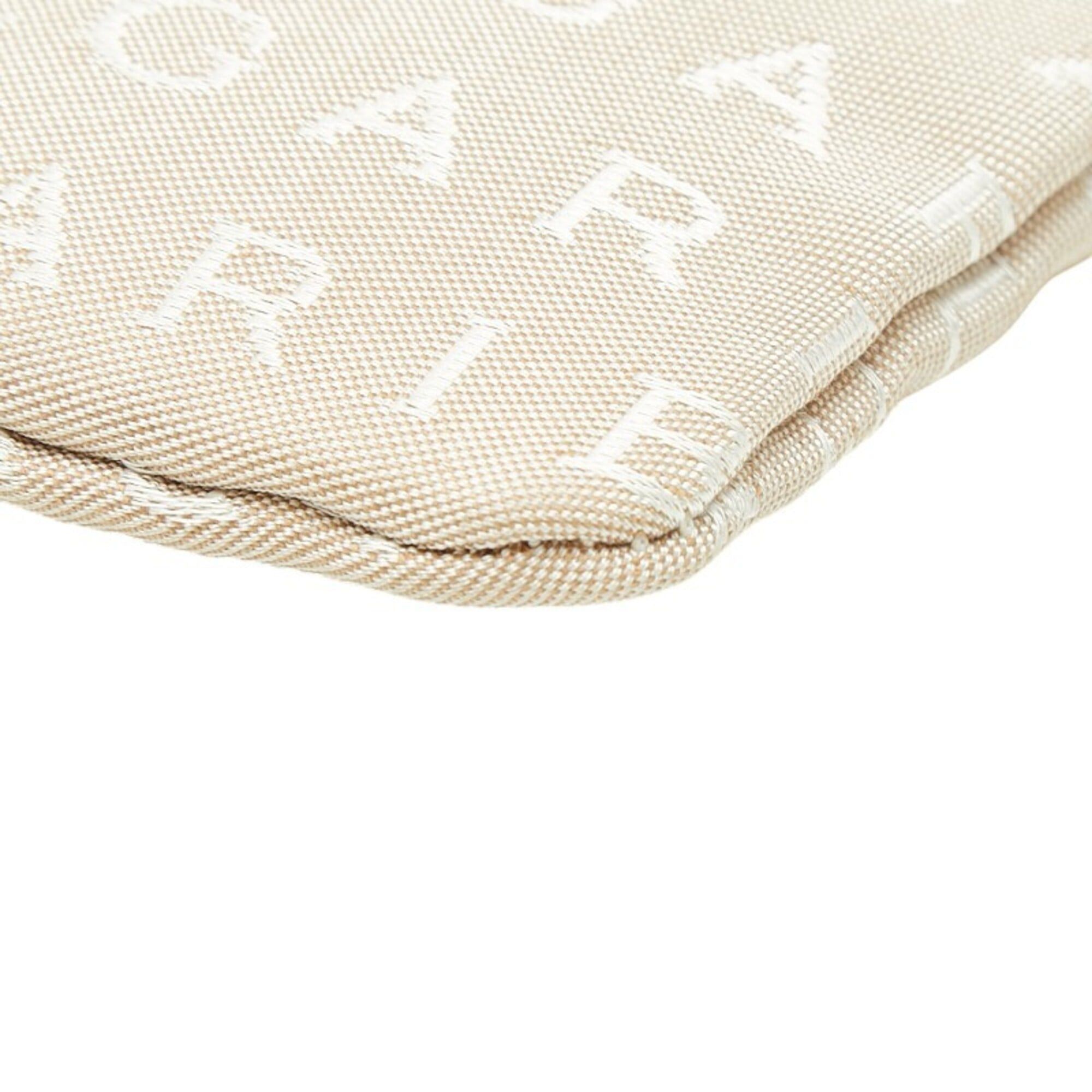 Bvlgari Bulgari Logomania Shoulder Bag Pochette Beige Brown Canvas Leather Women's BVLGARI Size ONE SIZE - 4 Thumbnail