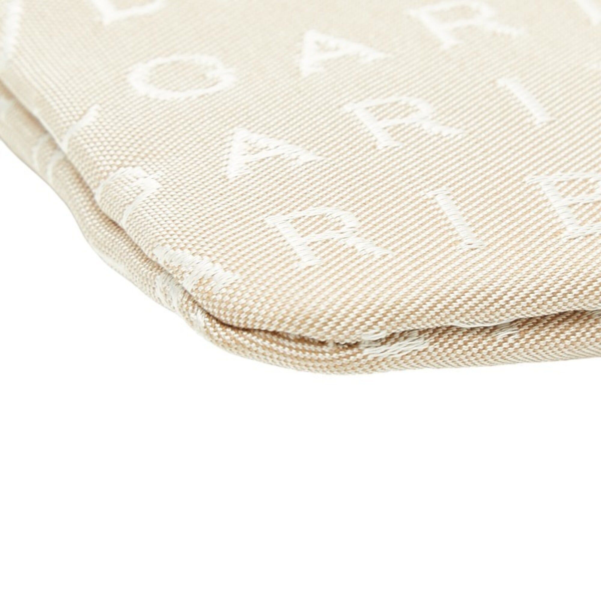 Bvlgari Bulgari Logomania Shoulder Bag Pochette Beige Brown Canvas Leather Women's BVLGARI Size ONE SIZE - 5 Thumbnail