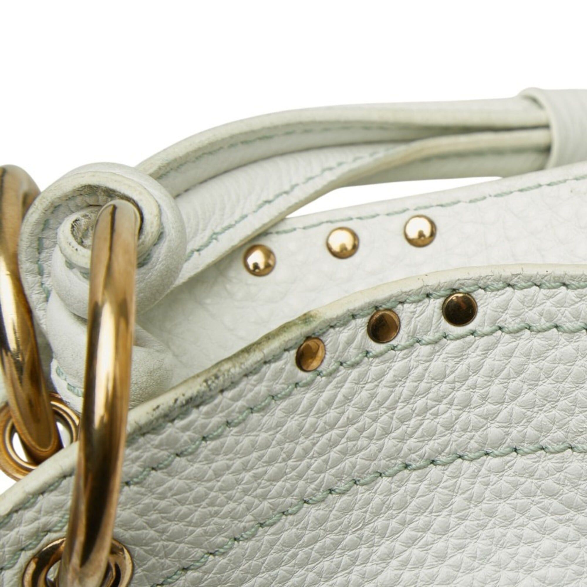 Celine Celine tote bag, white leather, women's. Size ONE SIZE - 9 Thumbnail