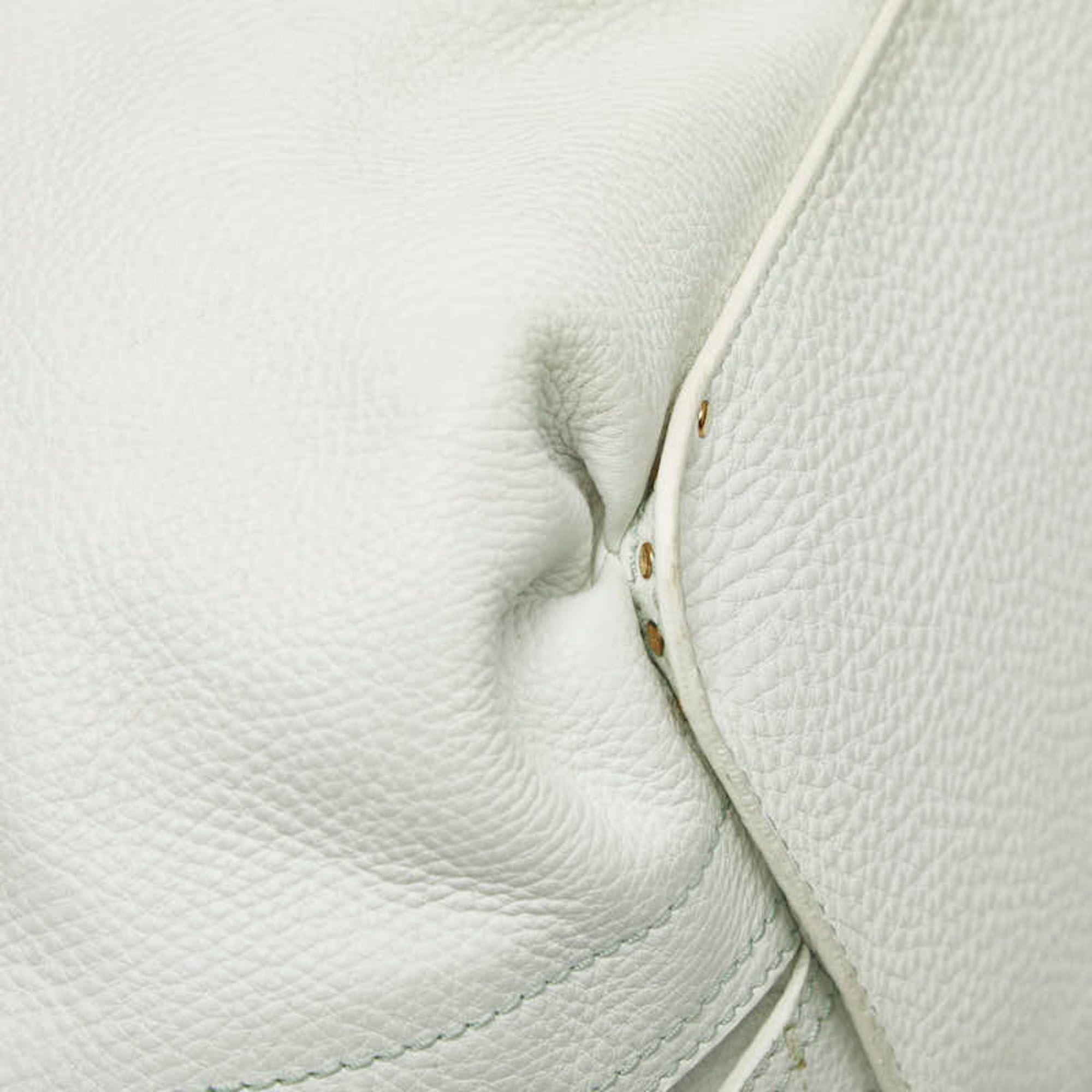 Celine Celine tote bag, white leather, women's. Size ONE SIZE - 5 Thumbnail