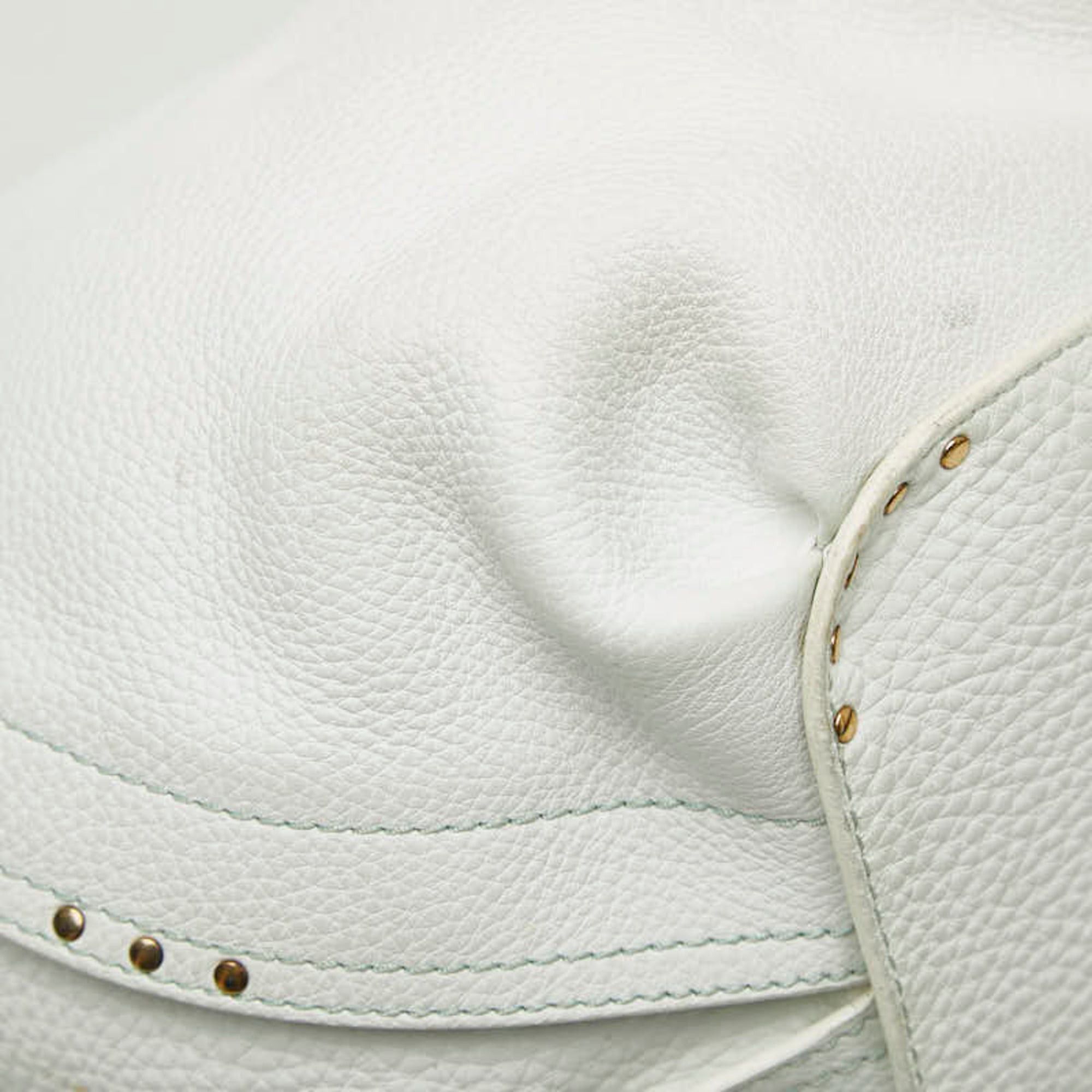 Celine Celine tote bag, white leather, women's. Size ONE SIZE - 7 Thumbnail