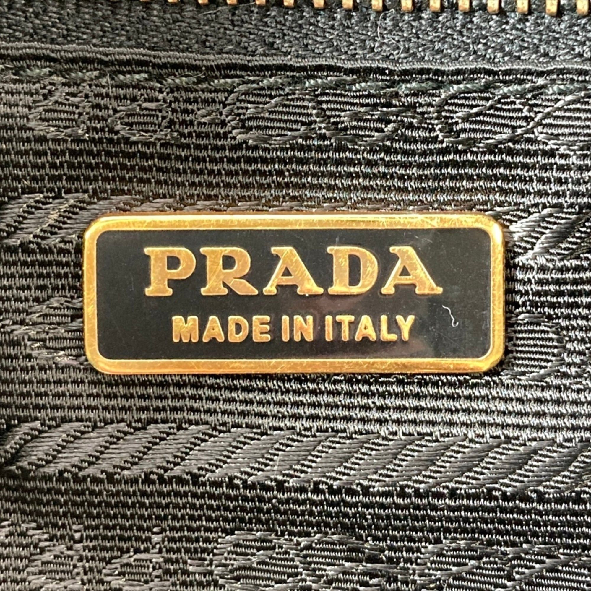Prada Prada Logo Shoulder Bag, Nylon, Black, One-Shoulder Size ONE SIZE - 7 Thumbnail