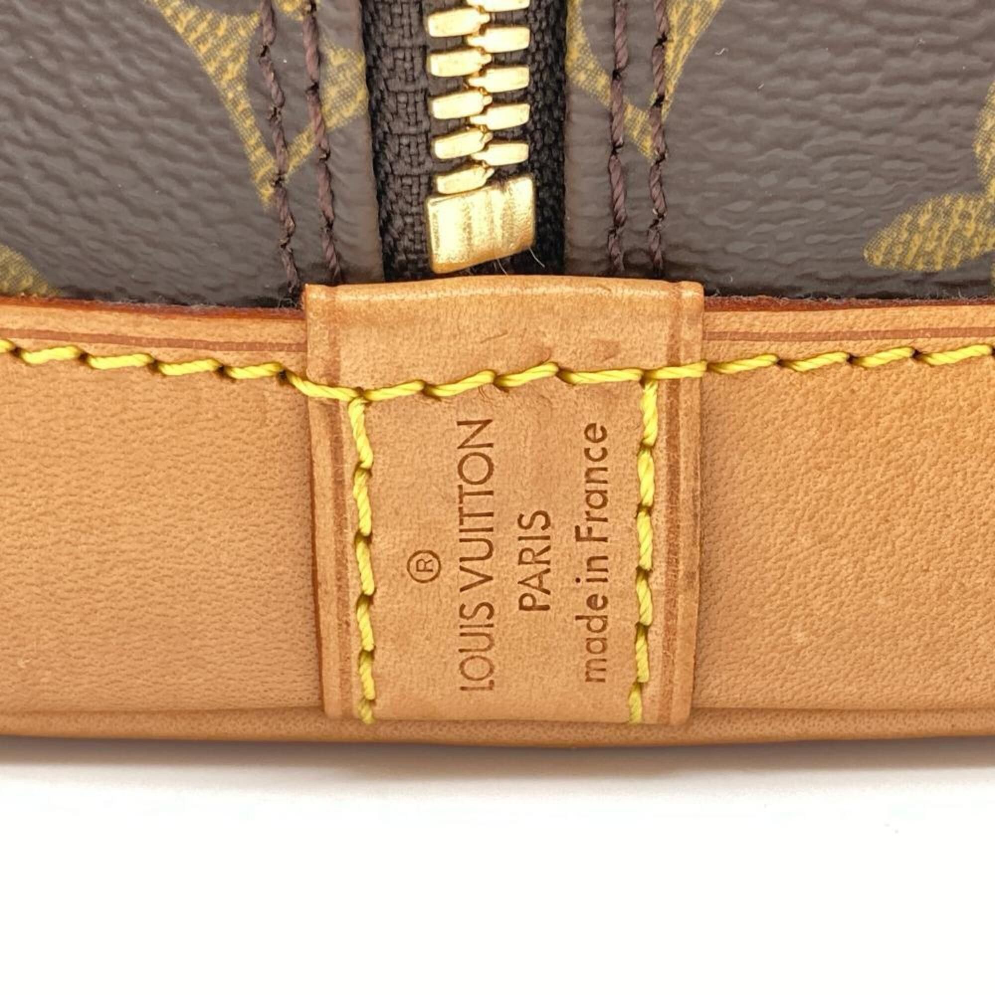 Louis Vuitton Louis Vuitton Alma PM handbag, Monogram canvas, M51130, brown, gold hardware, VI0010, women's. Size ONE SIZE - 6 Thumbnail