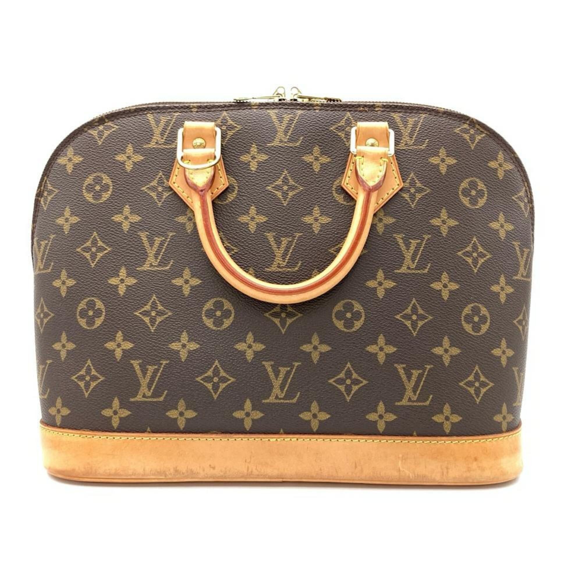 Louis Vuitton Louis Vuitton Alma PM handbag, Monogram canvas, M51130, brown, gold hardware, VI0010, women's. Size ONE SIZE - 2 Thumbnail