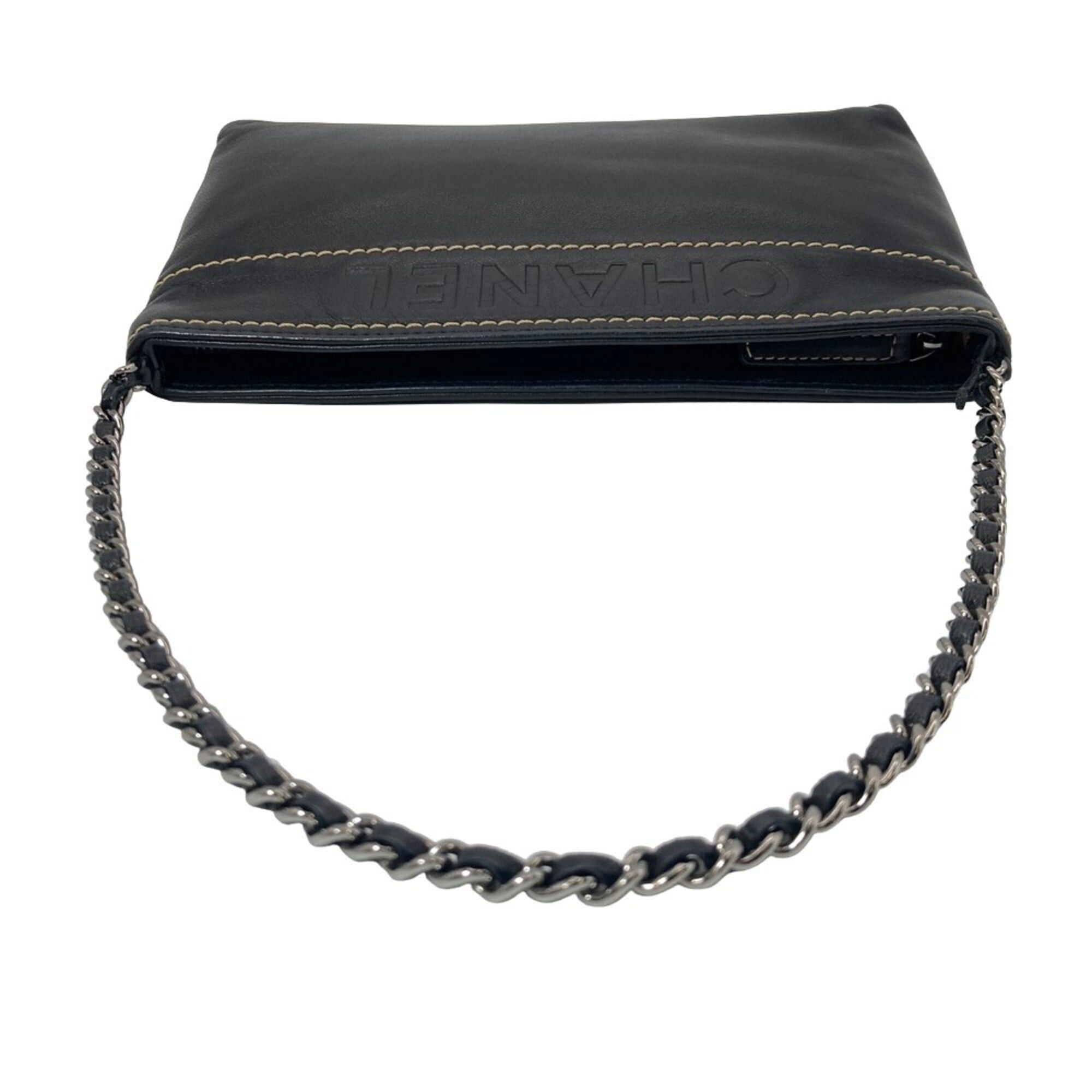 Chanel Chanel Chain Shoulder Bag, Black Size ONE SIZE - 4 Thumbnail