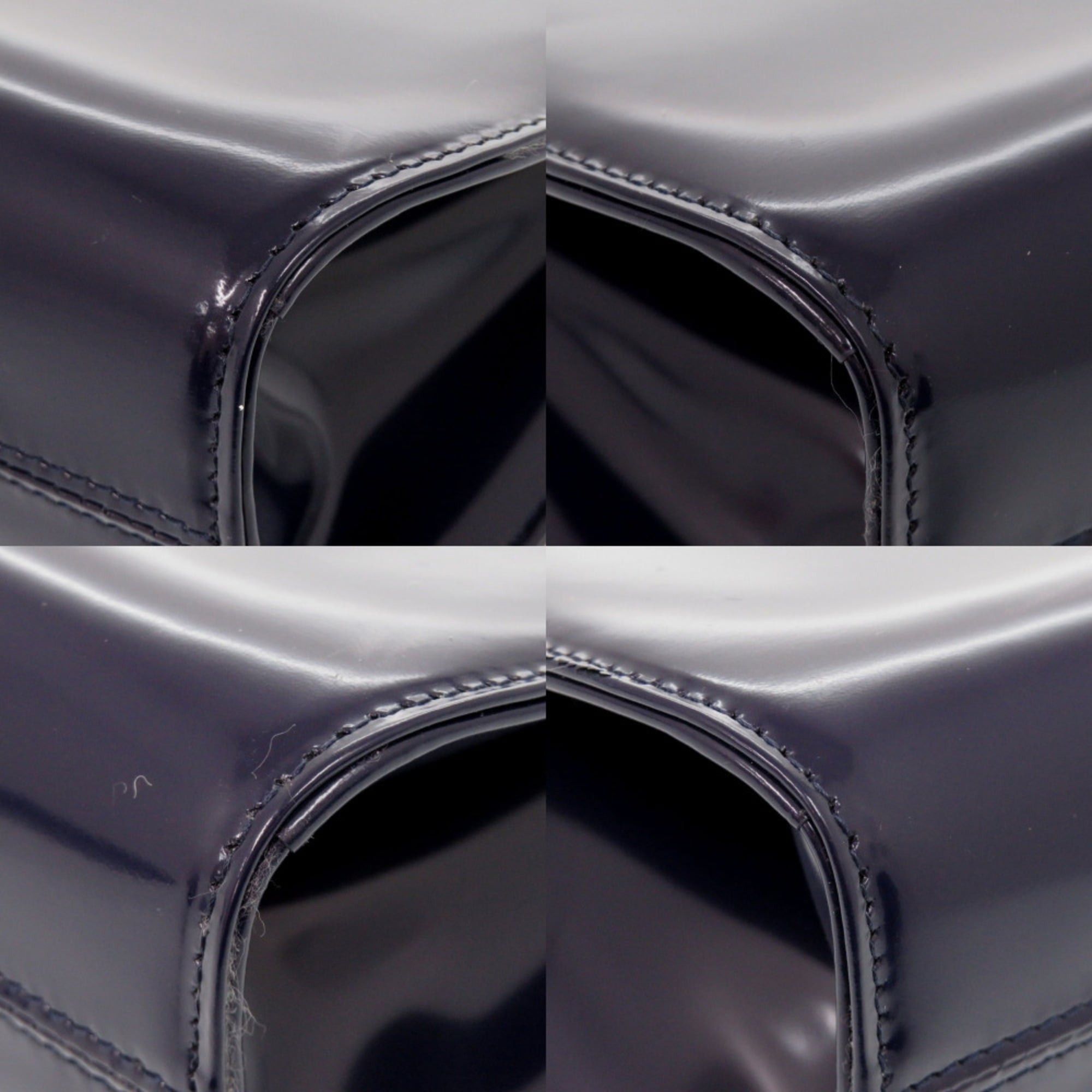 Salvatore Ferragamo Unused Salvatore Ferragamo Wanda Mini 2WAY Gancini 213485 Calf Leather Blue Handbag 1389Salvatore Size ONE SIZE - 5 Thumbnail