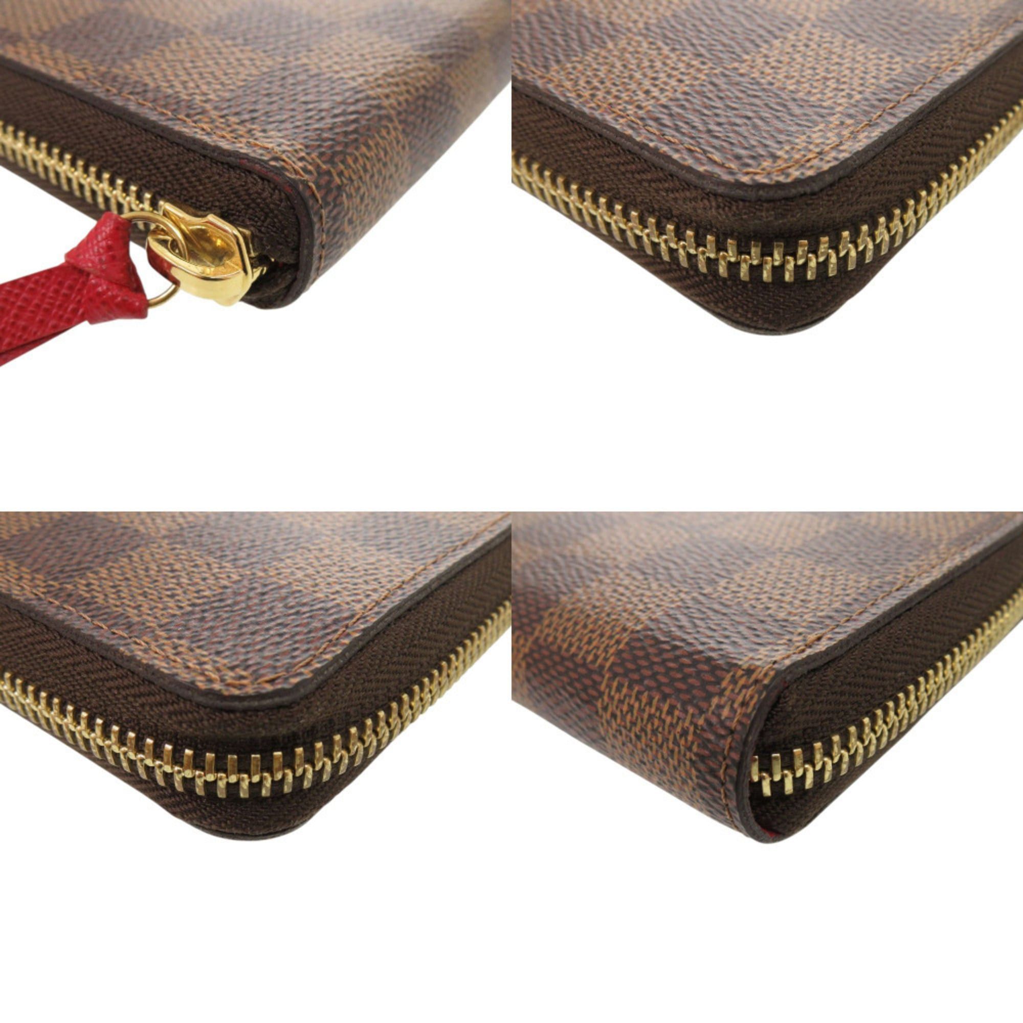Louis Vuitton Excellent condition Louis Vuitton Portefeuille Clemence Damier N60534 Cerise long wallet LV 0412 LOUIS VUITTON Size ONE SIZE - 4 Thumbnail