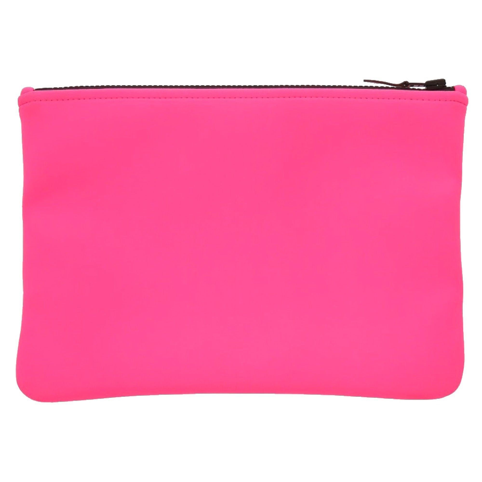 Hermes Excellent condition Hermes NeoBain MM nylon/polyurethane handbag/pouch in bubblegum pink 0575HERMES Size ONE SIZE - 3 Thumbnail