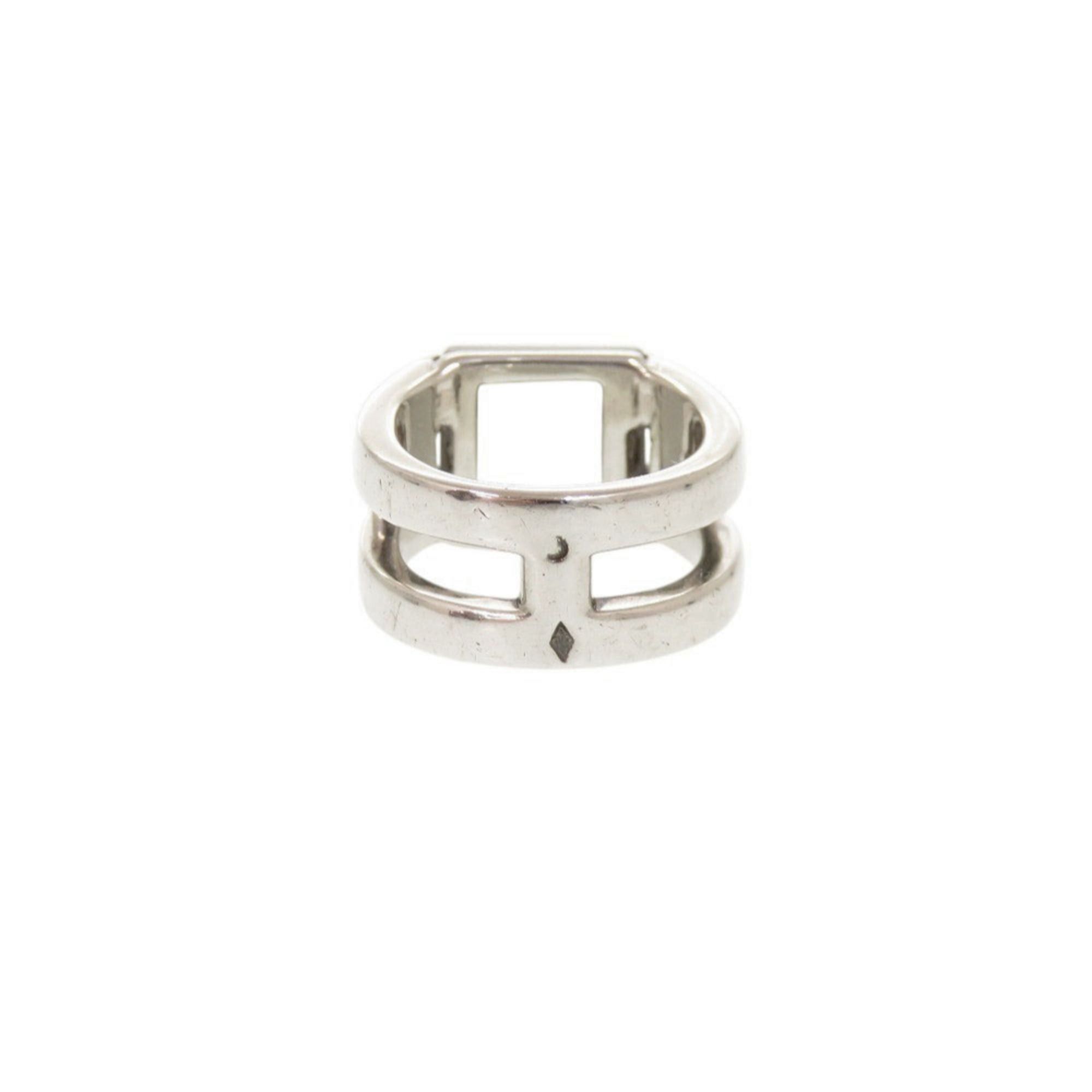 Hermes Hermes Vintage Medor #49 Sterling Silver 925 Moonstone Ring 1549HERMES Size ONE SIZE - 4 Thumbnail