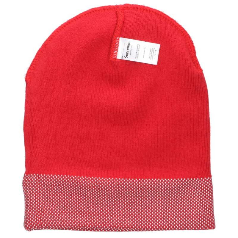 Supreme Supreme SIZE Studded Knockout Big Logo Beanie Red x Silver One Size Size ONE SIZE - 3 Thumbnail